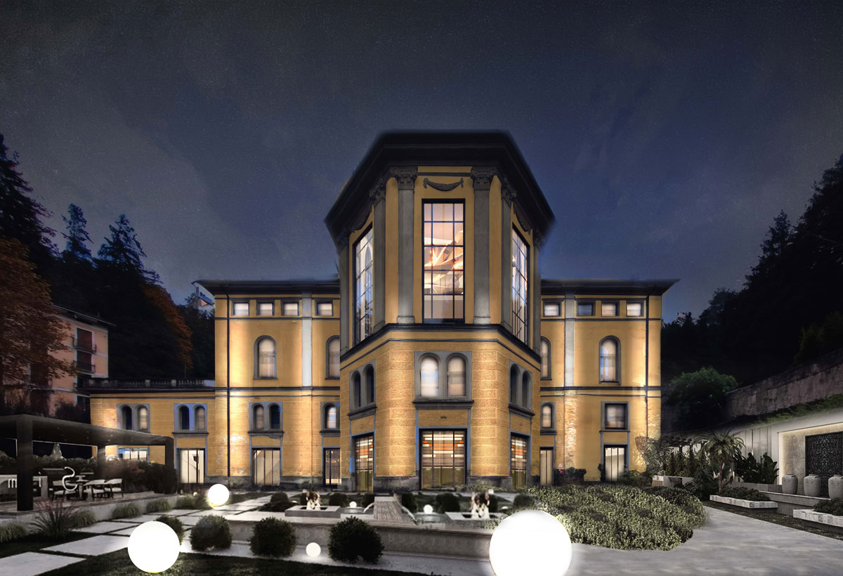 Render delle terme di recoaro