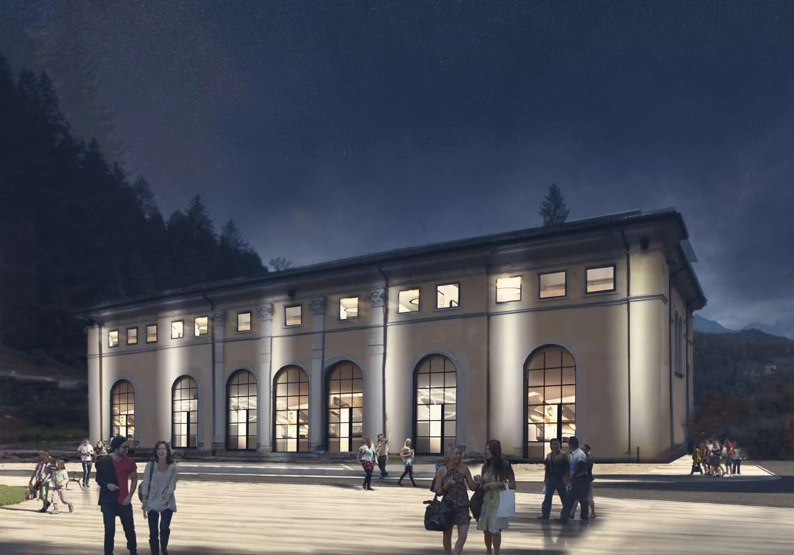 Render delle terme di recoaro
